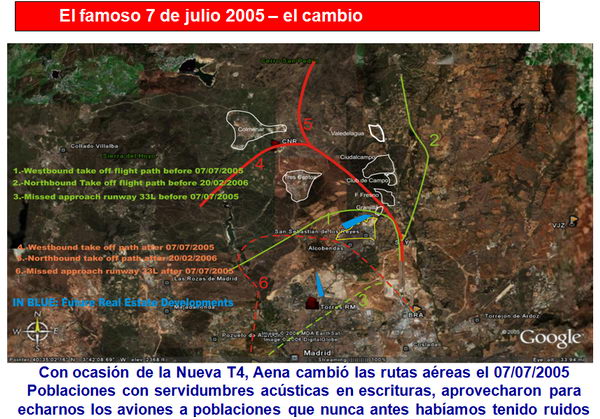 Explicaci de l'impacte de l'aeroport de Madrid-Barajas sobre Tres Cantos (Madrid) (imatge 1 de 9)